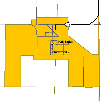 Round Lake map