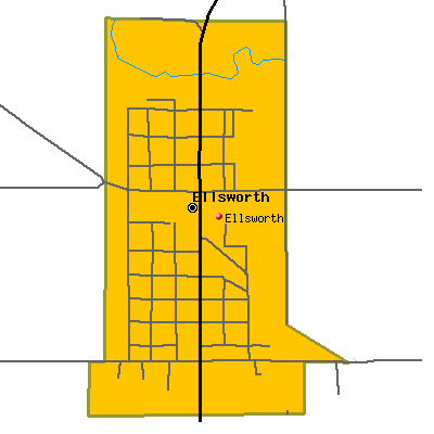 Ellsworth map