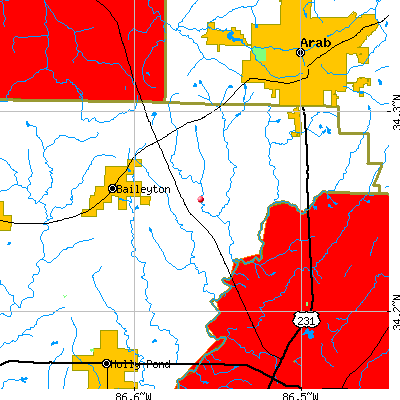 Baileyton-Joppa map