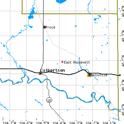 East Roosevelt map