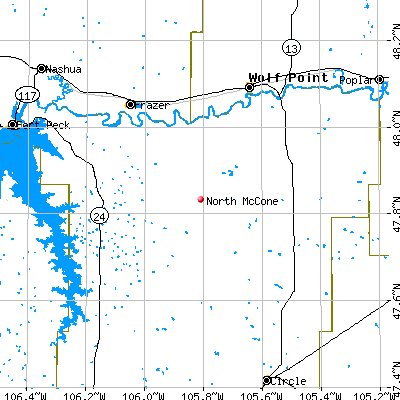 North McCone map