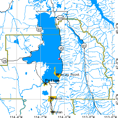 Big Fork-Swan River map