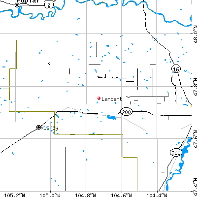 Lambert map
