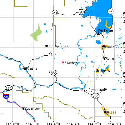 Flathead map