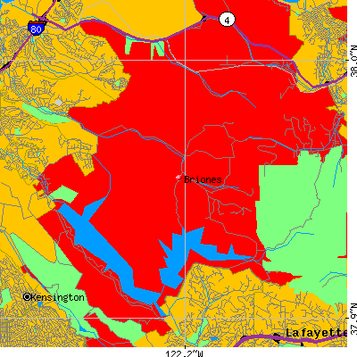 Briones map