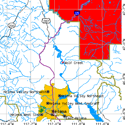Wolf Creek map