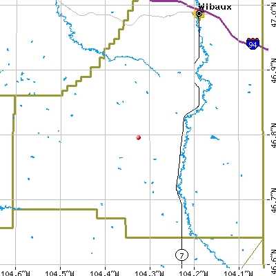 Pine Hills-St. Phillips map