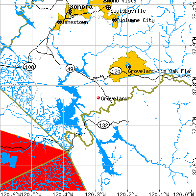 Groveland map