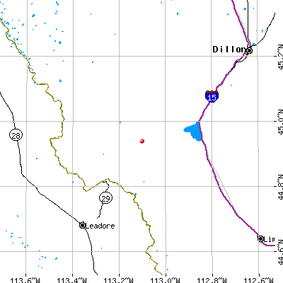 Clark Canyon-Horse Prairie map