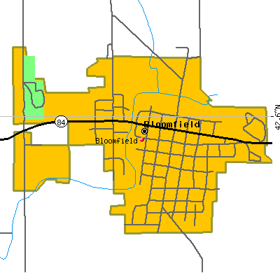 Bloomfield map