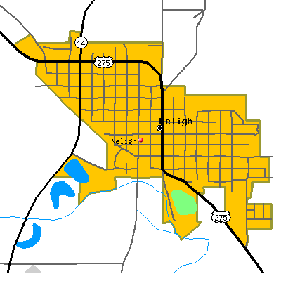 Neligh map