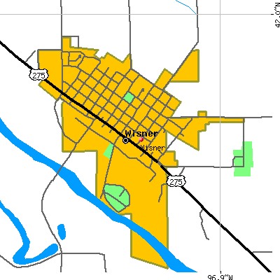 Wisner map