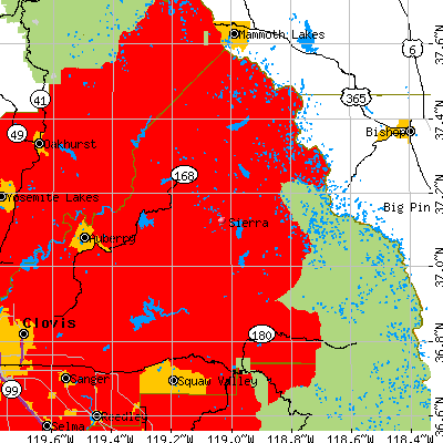 Sierra map