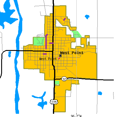 West Point map
