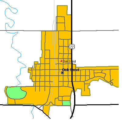 Oakland map