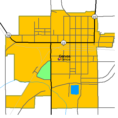 Genoa map