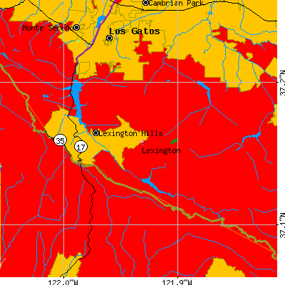Lexington map