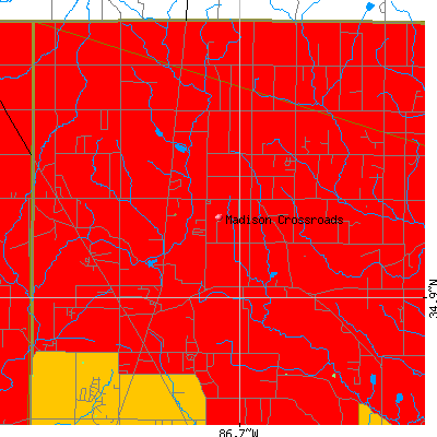 Madison Crossroads map