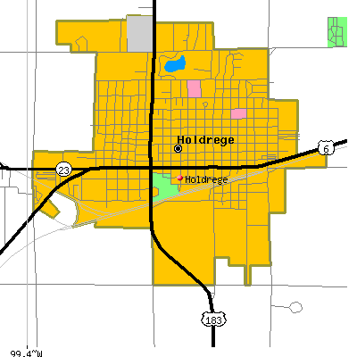 Holdrege map