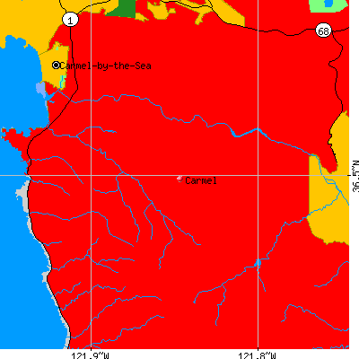 Carmel map