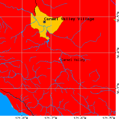 Carmel Valley map