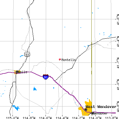 Montello map