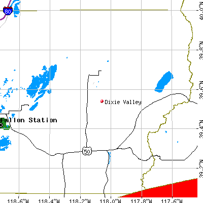 Dixie Valley map