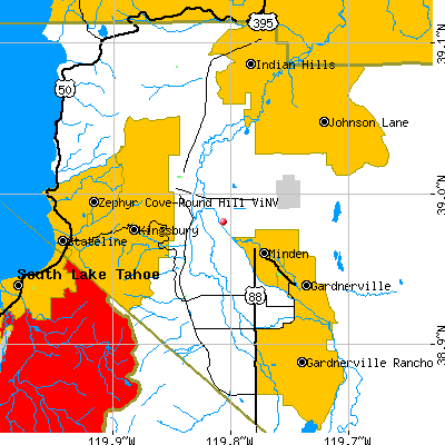 Genoa-Jacks Valley map
