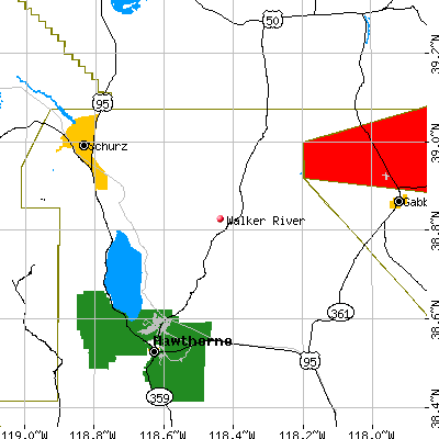 Walker River map