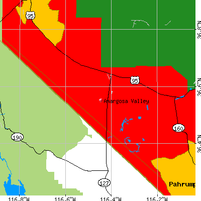 Amargosa Valley map