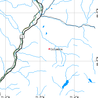 Columbia map