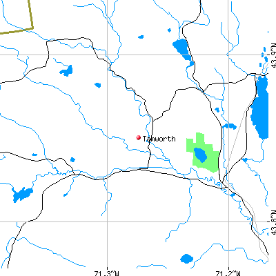 Tamworth map