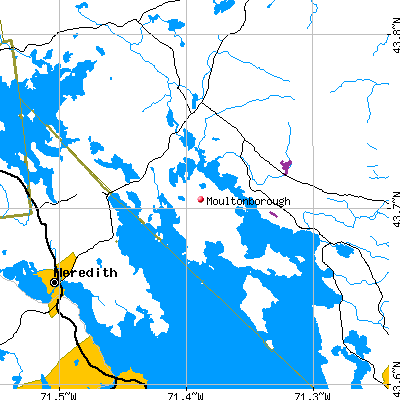 Moultonborough map
