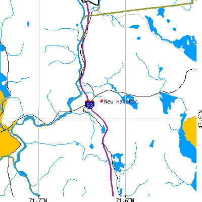 New Hampton map