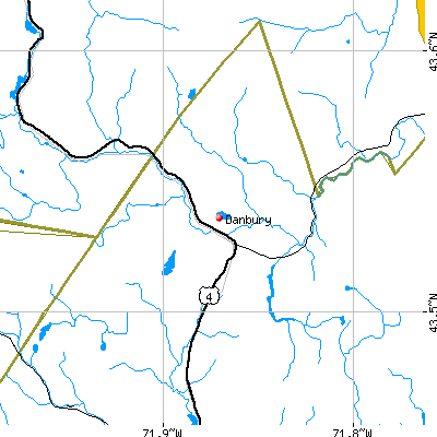 Danbury map