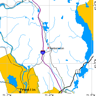 Sanbornton map