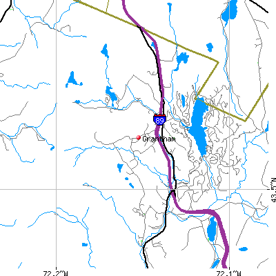 Grantham map