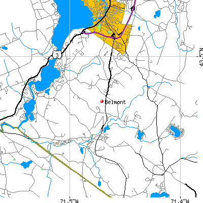 Belmont map