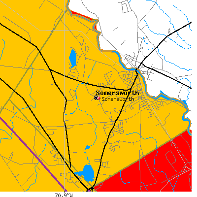 Somersworth map