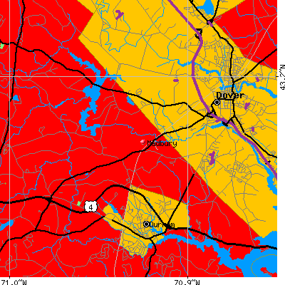 Madbury map