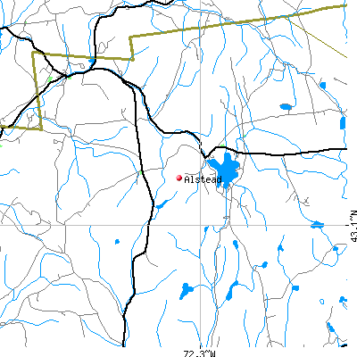Alstead map