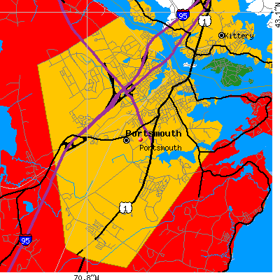 Portsmouth map
