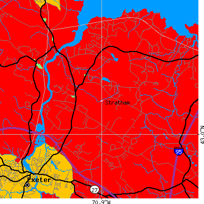 Stratham map