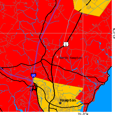 North Hampton map