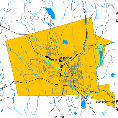 Keene map