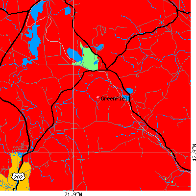 Greenfield map