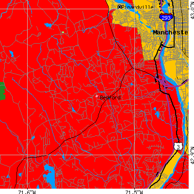 Bedford map