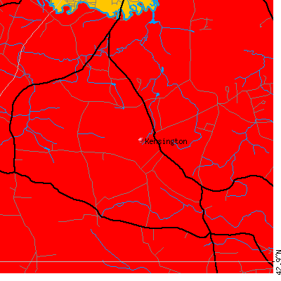 Kensington map