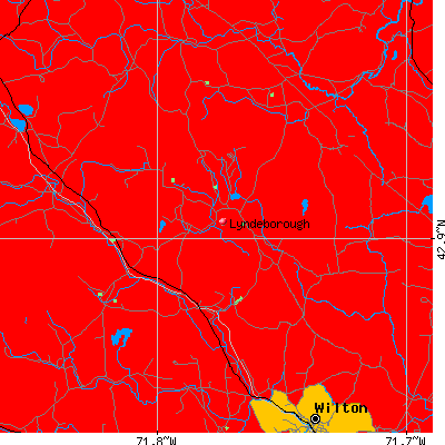 Lyndeborough map