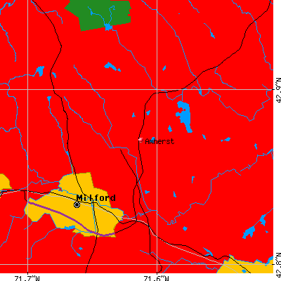 Amherst map